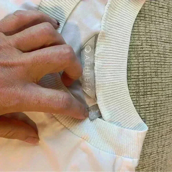 Athleta White Sleeveless Women's Top size small - Picture 3 of 12